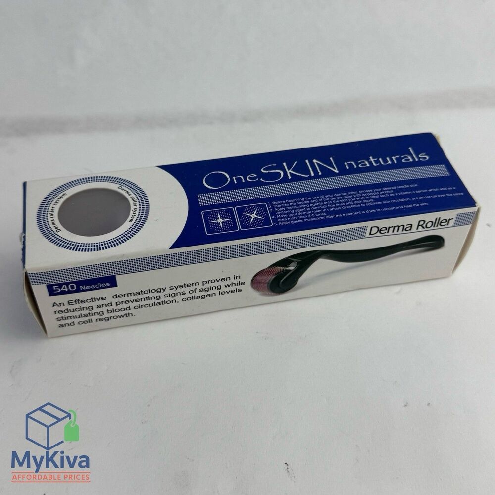 Derma Roller Titanium 540 Microneedles 0.25mm Skin Care Hair Beard Face